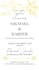 design a beautiful and elegant wedding invitation