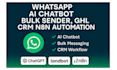 build whatsapp ai sms email chatbot, bulk mssg sender, ghl CRM n8n automation