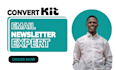 set up mailchimp convert kit email sequence newsletter landing page automation