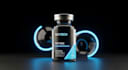 peptide label product label design vial supplement pet food 3d mockup cbd label