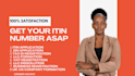 apply, obtain non resident itin individual taxpayer identification number as caa