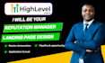 setup gohighlevel reputation management review request workflow