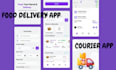 create food delivery app restaurant website online ordering app courier app