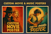 create custom posters for movies, music shows, and special events
