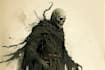 draw a frightening fantasy horror character