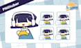 create chibi pngtuber vtuber model quick 24 hours