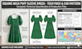 do professional clothing tech pack and sewing pattern design