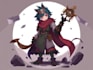 draw rpg character design and concept art