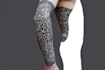 create sleeve tattoo design in geometric style