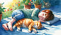 draw children story book illustration and kids picture book