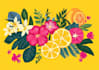 made a botanical illustration depending on your concept
