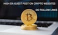 do crypto post on high da website