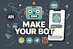 create a custom telegram bot with python