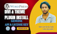 install divi theme in 5 minutes with lifetime API key
