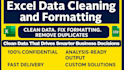 clean and format your excel or CSV data