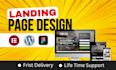 build a responsive landing page or squeeze page using wordpress