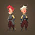 design a 2d cartoon character