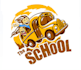 make awesome school bus logo for you with new concept