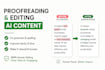 proofread and edit ai content, rewrite and humanize ai content