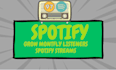 grow spotify monthly listeners, get real streams