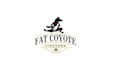 design traditional fat coyote vineyard logo