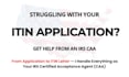 get your itin individual taxpayer number as an irs caa