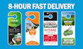 design professional door hanger, rack card, or dl flyer for your business
