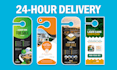 design professional door hanger, rack card, or dl flyer for your business