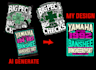 do make perfect tshirt design from your ai generate
