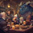 draw your dnd group party illustration