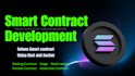 develop solana smart staking contract , fix bug ,using rust and anchor