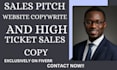 write a high catchy sales pitch email sales copy sales leads as sales closer
