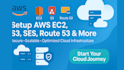 configure full sendy email marketing on AWS ec2 with ses, s3, dkim and route 53