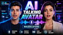 make futuristic robot talking avatar videos with voiceover
