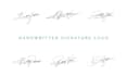 do real handwritten signature logo