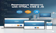 do custom responsive website development as a front end web developer
