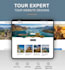 build travel agency, tour package, or booking website