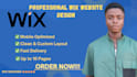 design a professional and responsive wix website