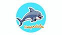 design dolphin mascot logo within new concepts