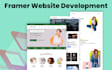 do fast website development using framer