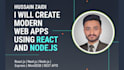create modern web apps using react and nodejs