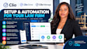 set up clio grow and clio manage with ai intake automation
