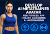 do ai avatar fitness app ai coach with body tracking, ai voice ue5 avatar agent