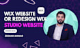design a stunning wix website or redesign wix studio website