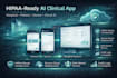 do hippa compliant ai clinical app hospital management patient appt doctor app