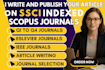 write rewrite publish sci article on ssci ieee scopus journals q1 q2 q3 q4
