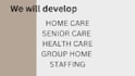 create your home care website, staffing website