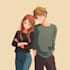 draw couple anime art style