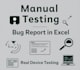 provide manual website QA testing with screenshots