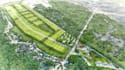 model 3d landscape, site plan,master plan, architectural mapping, community park